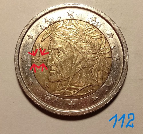 Italy euro coin 2003 great - 2,