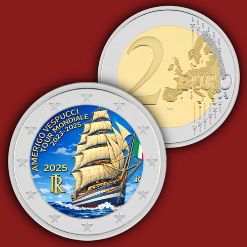 Italy 2025 2 euro coloured - 2025,